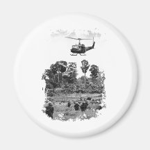 Vietnam Huey Landing Fridge Magnet