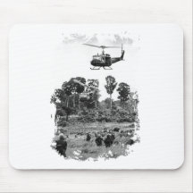 Vietnam Huey Landing Mousepad