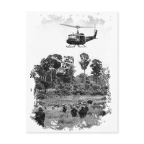 Vietnam Huey Landing Post Cards