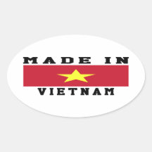 Vietnam Made In Designs Stickers