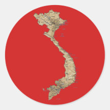 Vietnam Map Sticker