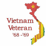 Vietnam Map - Vietnam Veteran CMB Shirt