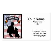 Vietnam Scout Dog Handler Business Cards