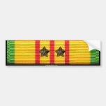 Vietnam Service Ribbon - 2 Campaign Stars Bumper Sticker