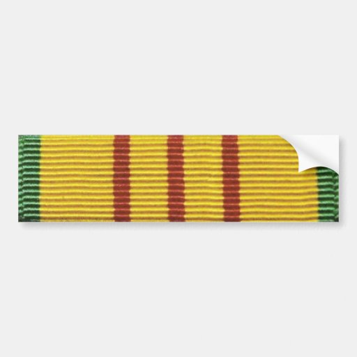 Vietnam service ribbon bumper sticker