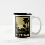 vietnam southeast asia art deco retro travel coffee mug