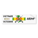 Vietnam Vet ARMY Bumper Sticker
