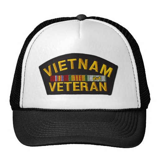 Vietnam Veteran Patch on Hat
