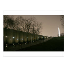 Vietnam Veterans Memorial Postcard