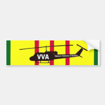 Vietnam Veterans of America Logo Bumper Stickers