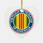 Vietnam Veterans of America Logo Christmas Ornament