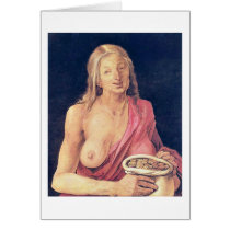 Vieux avec la bourse par Albrecht Durer cartes