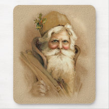 Vieux Monde Père Noël Tapis De Souris
