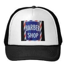 vieux signe de salon de coiffure casquette
