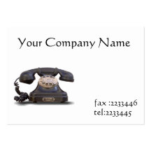 vieux téléphone cartes de visite professionnelles