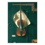 Vieux violon toujours de la vie, Harnett, cru vict Invitations