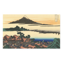 view 36+09 from 36 views of Mount Fuji Rectangular Sticker