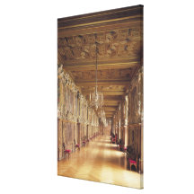 View down the length of the Gallery of Francis Stretched Canvas Prints
