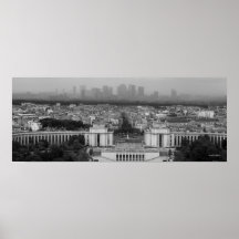 view from eiffel tower print