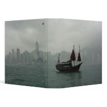 View from Kowloon towards Wan Chai, Hong Kong Vinyl Binders