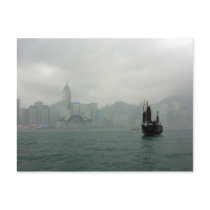 View from Kowloon towards Wan Chai, Hong Kong Postcards