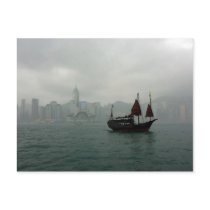 View from Kowloon towards Wan Chai, Hong Kong Postcards