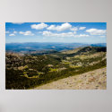 View from Mount Rose Summit posters
