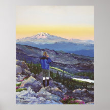 View from Mt St Helens Posters