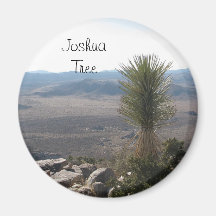 View from Ryan Mountain- Joshua Tree Refrigerator Magnets