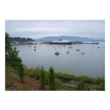 View From Taylor Street Dock Personalized Invitation