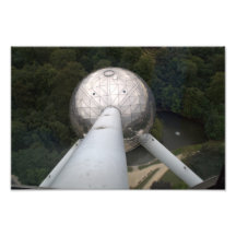 View from the Atomium Photographic Print