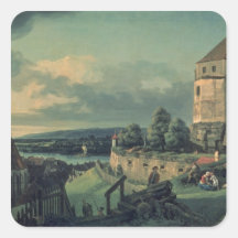View from the Castle , 1753-55 Square Stickers