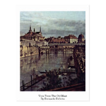 View From The Old Moat By Bernardo Bellotto Post Cards