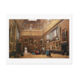 View - Grand Salon Carré in the Louvre postcard