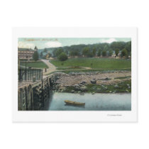 View of a Camp Ground Post Card
