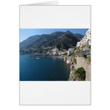 View of Amalfi coast Greeting Card