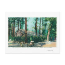 View of Camp Curry Open Air Dining Room Post Cards