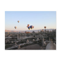 View of Cappadocia from the air ballon Post Card