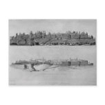 View of Carcassonne from the west side postcards