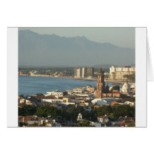 View of Downtown Puerto Vallarta Card
