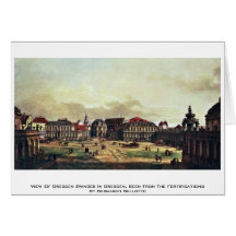 View Of Dresden Zwinger In Dresden Card