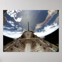 View of Earth from Space Shuttle Columbia Posters