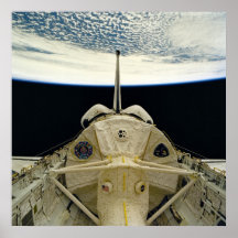 View of Earth from Space Shuttle Columbia (STS-78) Print