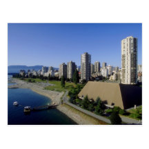 View of English Bay, Vancouver, British Columbia, Post Card