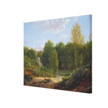 View of Fontainebleau Forest, 1829 Gallery Wrap Canvas