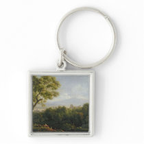 View of Frascati Key Chains