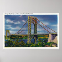 View of George Washington Bridge Posters