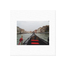 View Of Grand Canal From A Gondola Canvas Prints