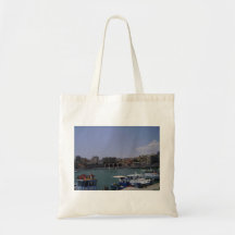 View of Heraklion, Crete seaport Bags
