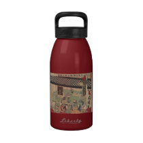 View of Japanese Pharmacy Water Bottle water bottles